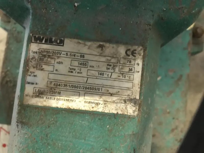 USED WILO 30 M3/H CENTRIFUGAL PUMP