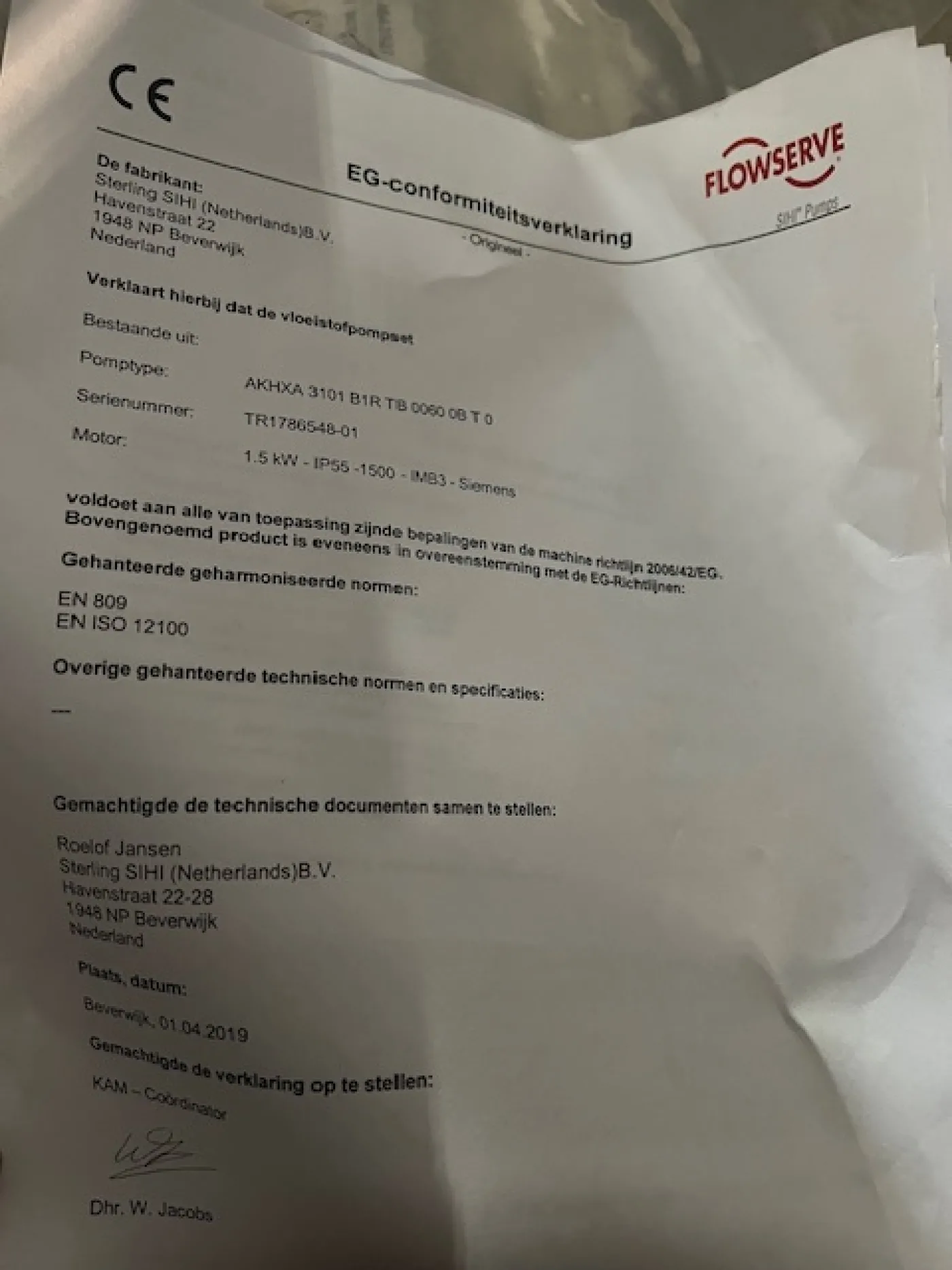 Flowserve Siemens Pump - 5