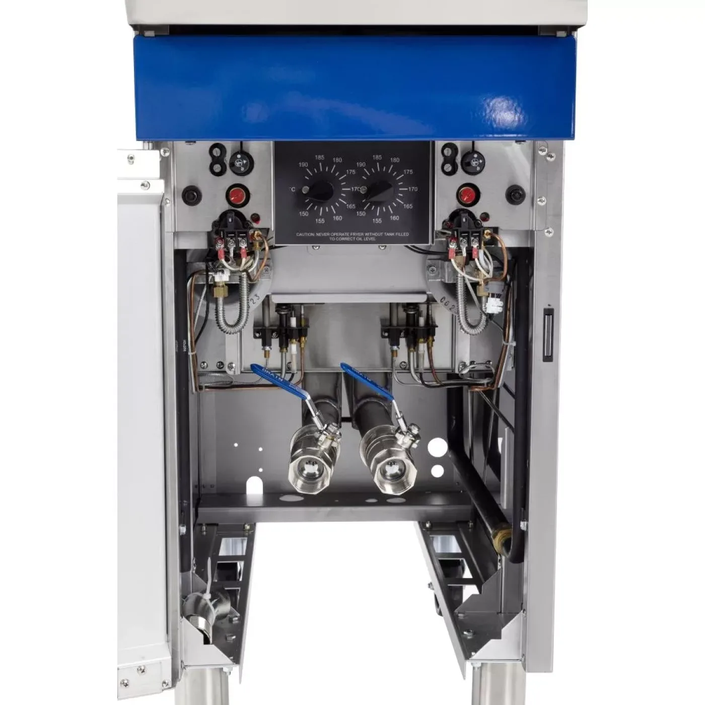 Blue Seal Twin Tank Twin Basket Free Standing Natural Gas Fryer GT46 - islandcatering - 7
