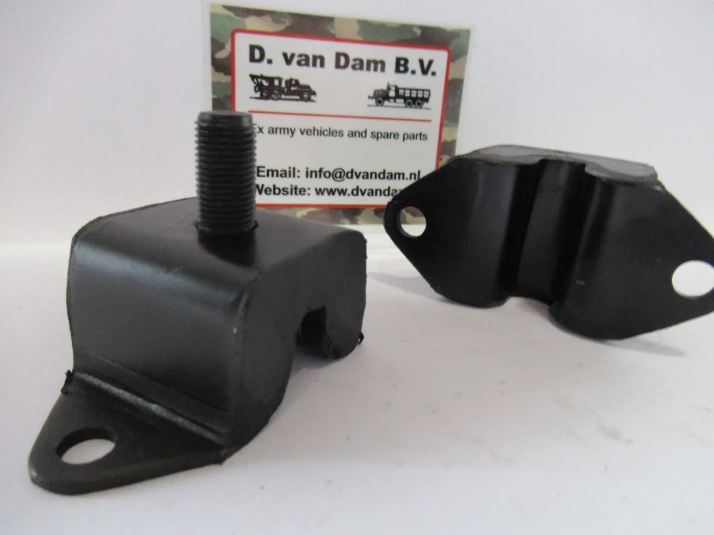 Motorsteun rubber set (vroeg) - 3