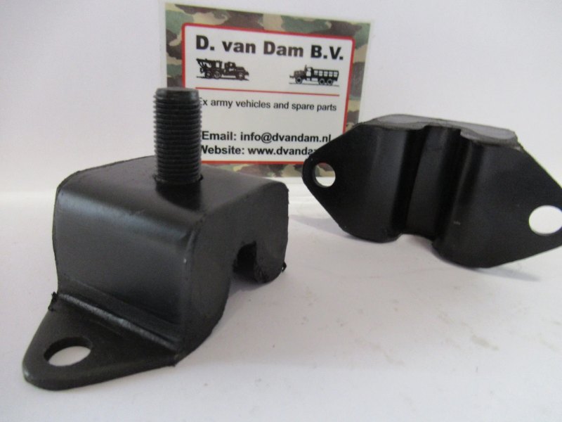 Motorsteun rubber set (vroeg)