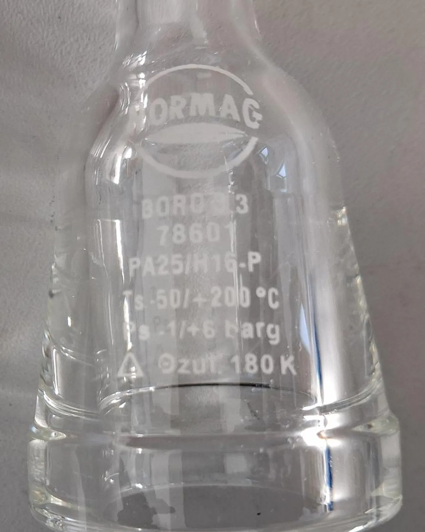Normag Sprühanschlusshülse PA25HF1-P – Glasanschluss für Schläuche in Hochtemperatur- und Vakuumanwendungen - 4