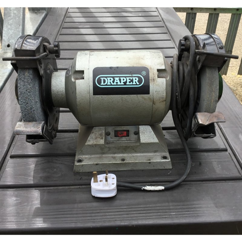 DRAPER Double Ended Bench Grinder - WNS - W. Neal Services Ltd