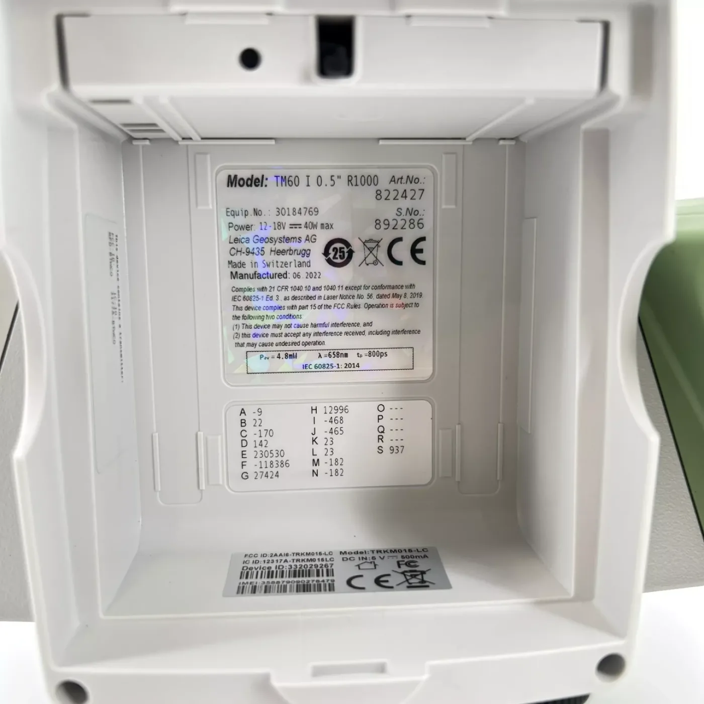 Leica TM60 I 0.5″ R1000 - 5
