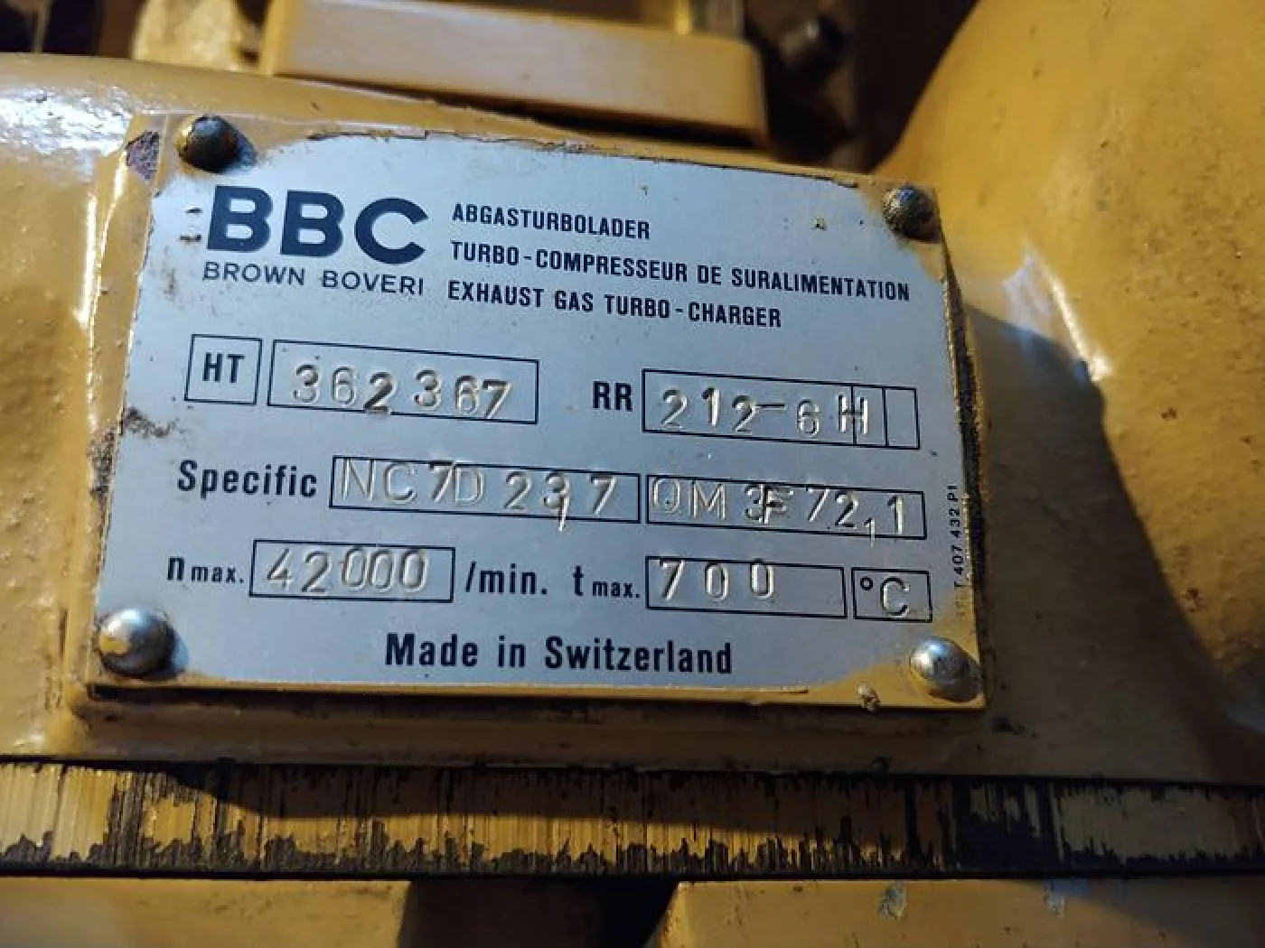 MAK 6M282 GEN.SET 1210 KVA - 2