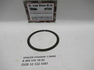 Spacer pignon 1,9MM