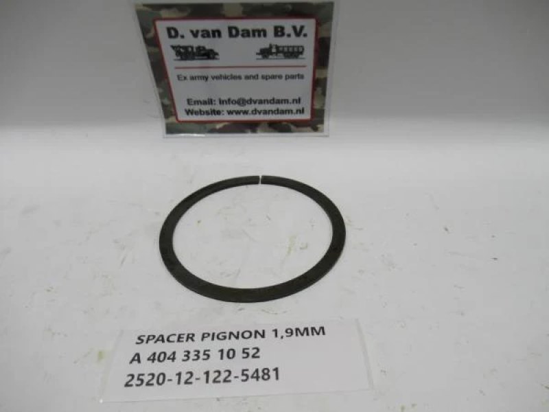 Spacer pignon 1,9MM