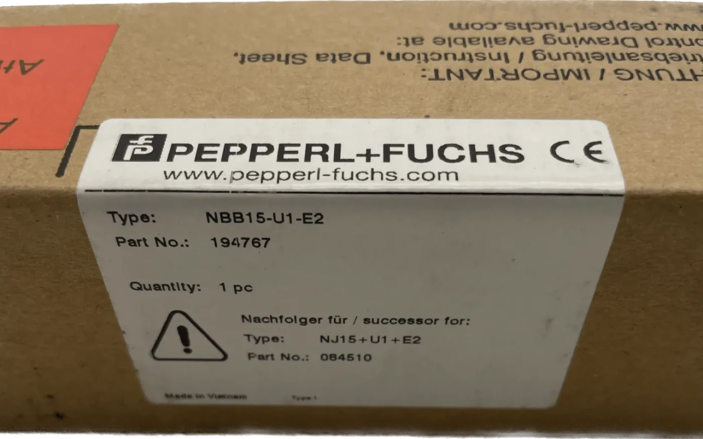 Pepperl+Fuchs NBB15-U1-E2 - 2