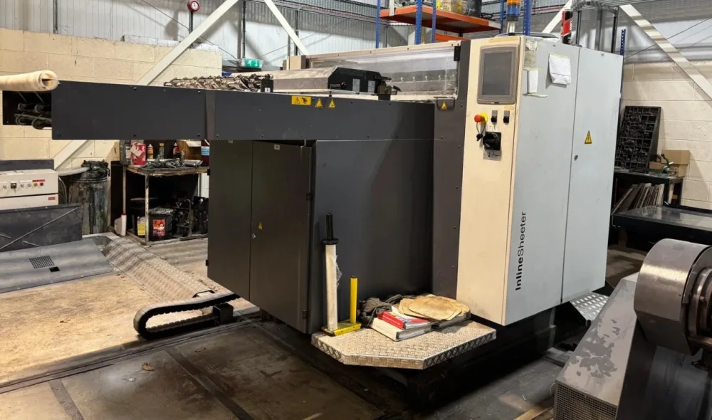 Mabeg RS 104 laminadora en línea