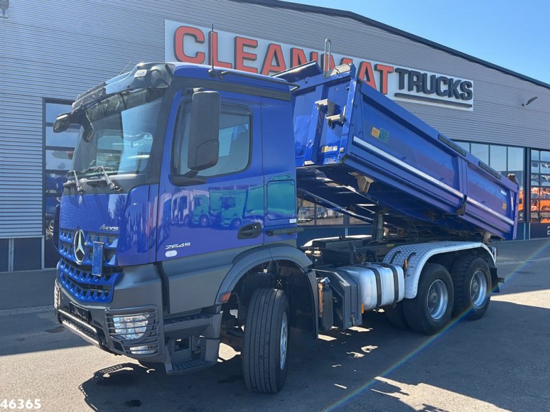 Mercedes-Benz Arocs 2645 6x4 Euro 6 Manual Full Steel Meiller 10m³ kipper