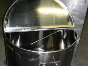 SERBATOIO CARRELLATO IN ACCIAIO INOX