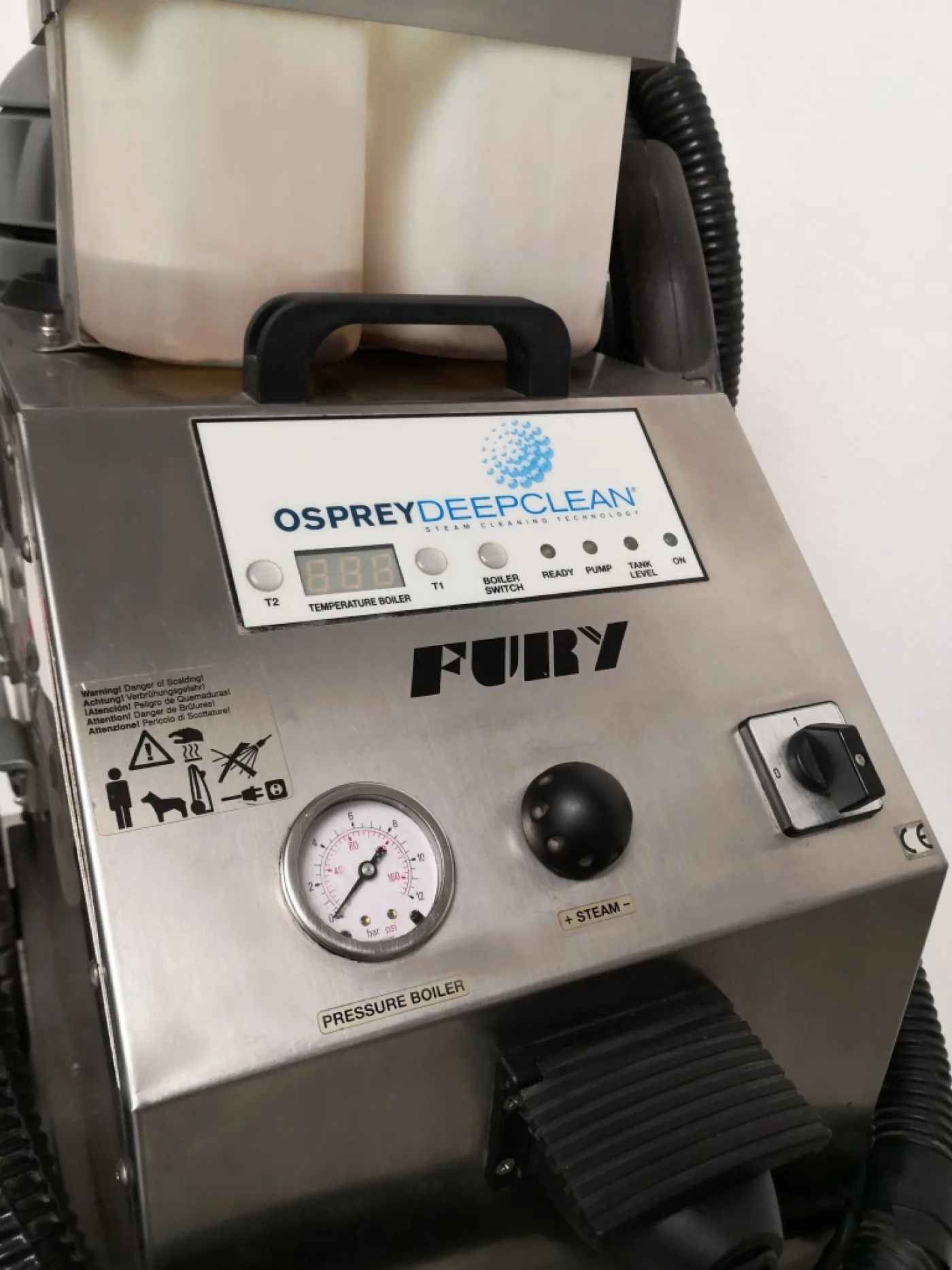 MACCHINA PER LA PULIZIA A VAPORE – OSPREY DEEPCLEAN – MOD. FURY - 5