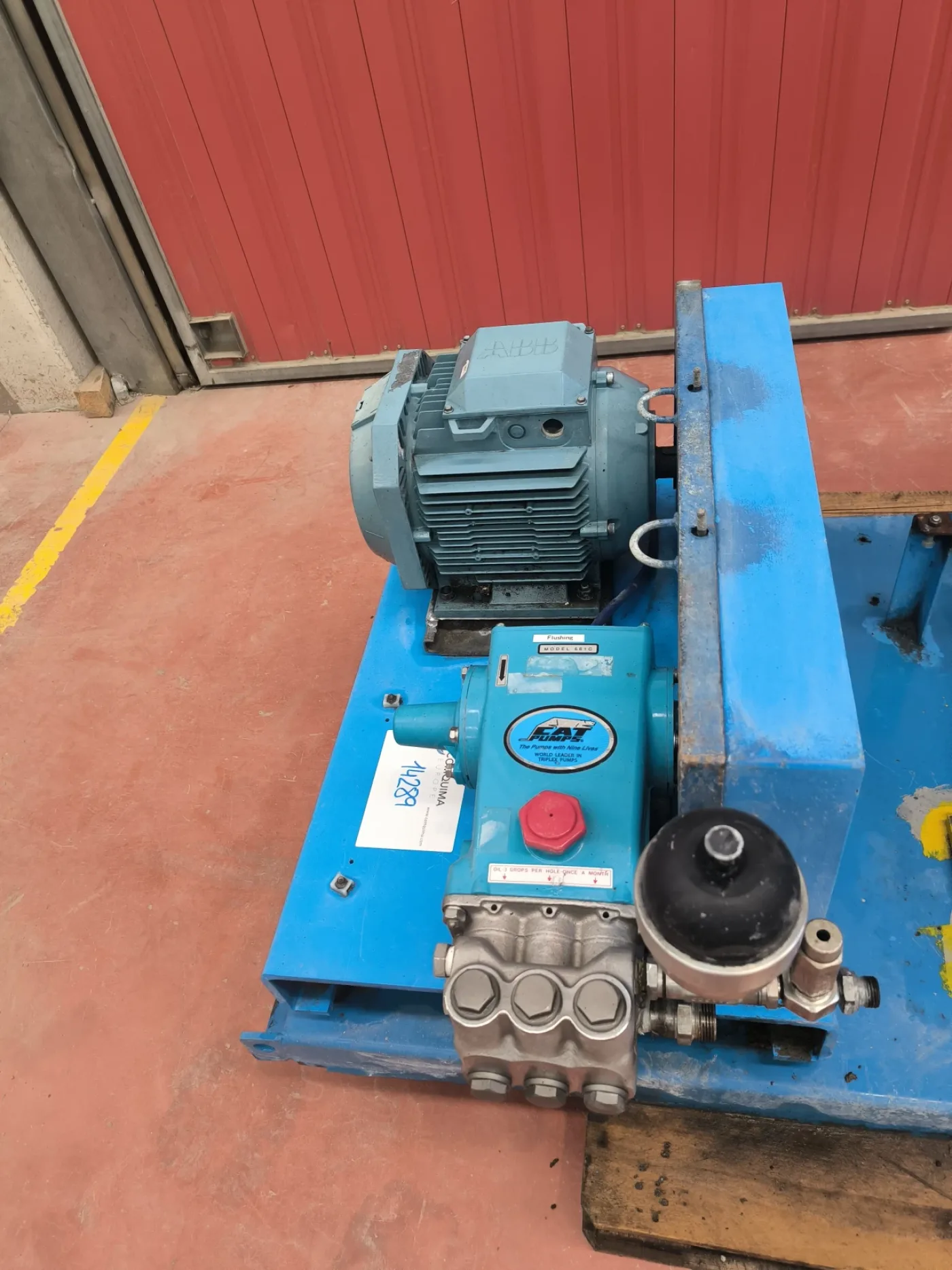 TRIPLE PLUNGER PUMP CAT PUMPS 661C 2.7 m3/h 207 bar - 2