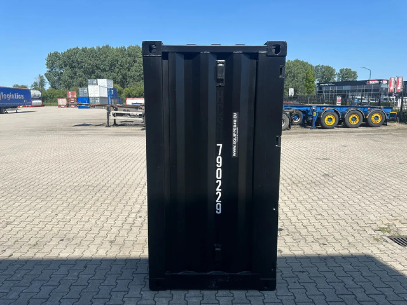 NEW 4FT DV container / RAL 9005 (black) / 4x available - 5