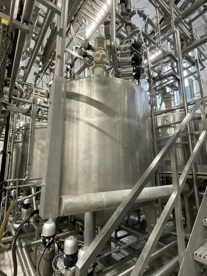 Unknown Circa 3000 Litre Stainless Steel Mixing Tank