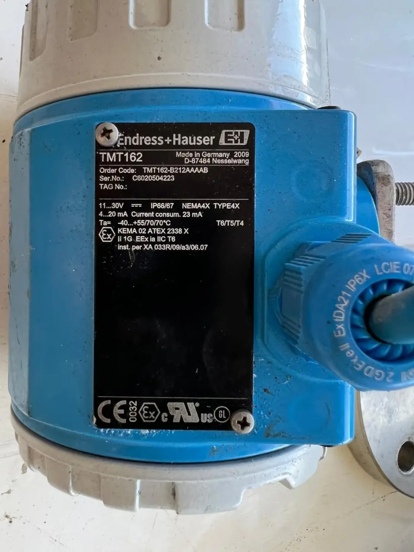 USED ENDRESS HAUSER TMT162 ATEX FIELD TEMPERATURE TRANSMITTER - 2