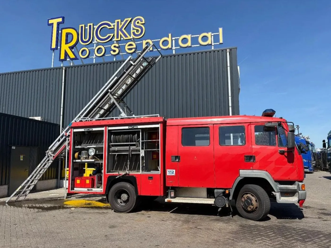 DAF Ae55Ce Ae55Ce + Fire Truck + 116766 Km + Extendable Ladder + 1500 L Water Tank - 2
