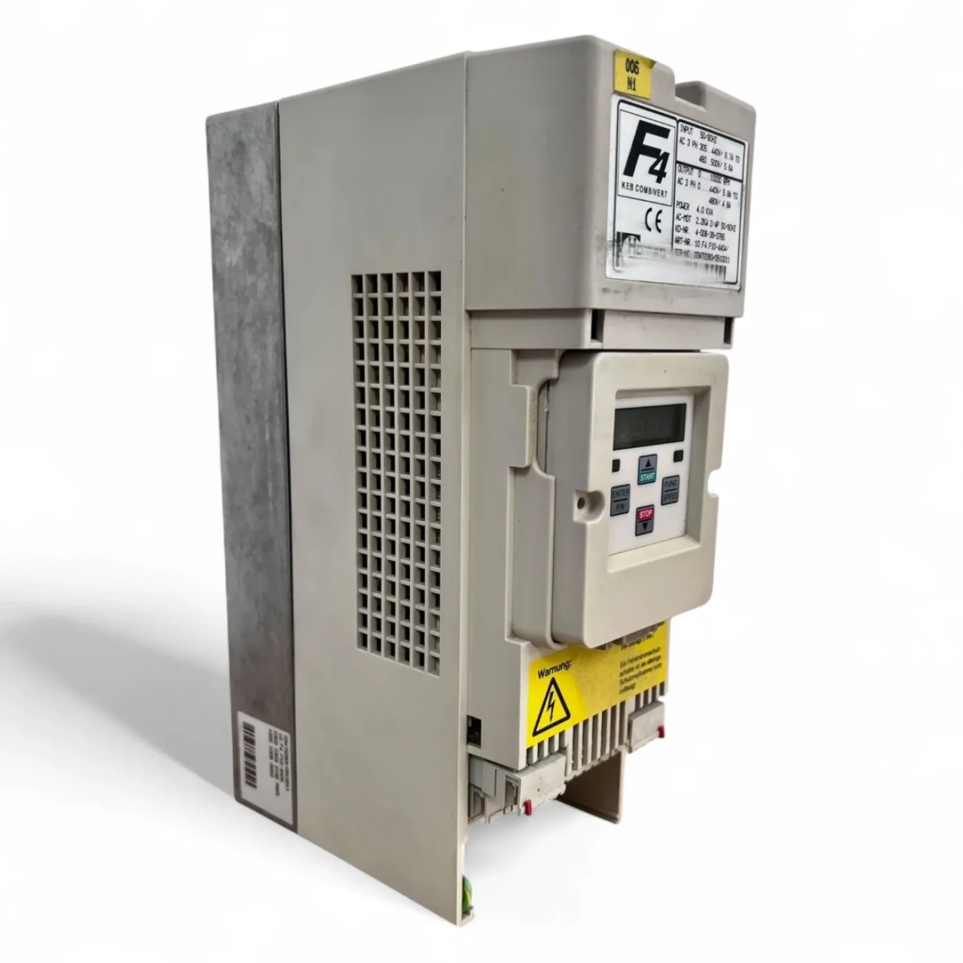 KEB HOMAG KEB COMBIVERT F4 Frequenzumrichter 10.F4.F1D-4040/Z 2.2 kW 4.0 kVA Motorleistung mit RS232-Toslink Modul Art.-Nr. 03/12295/045001 - 1