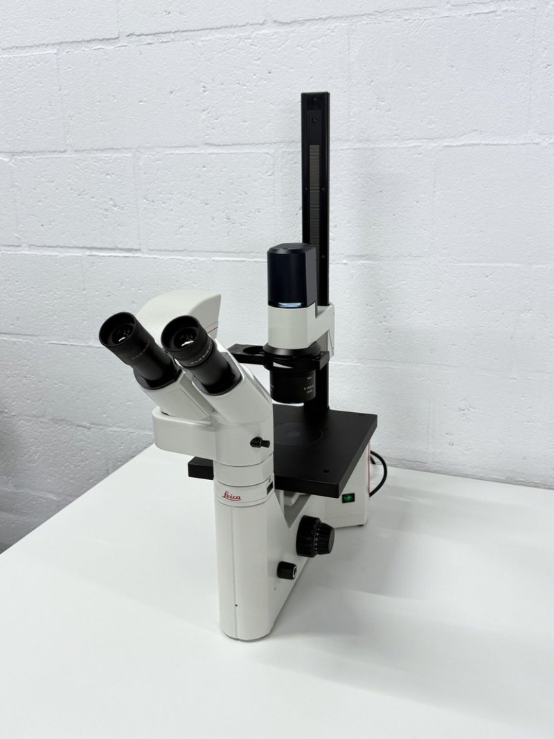 Leica DM IL LED Cellfactory + C1 Flexacam Omkeer Microscoop