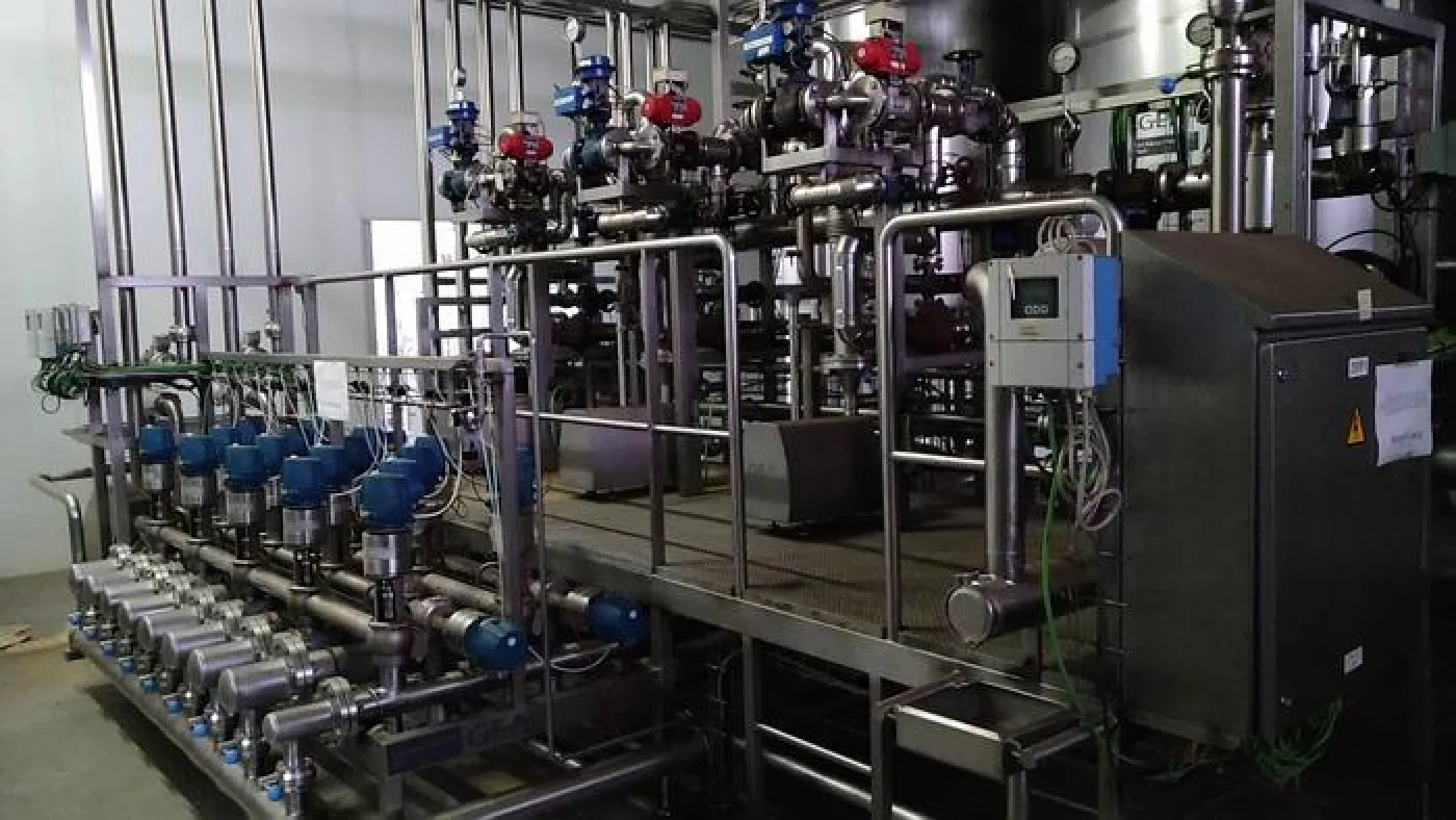 Sistema automático de limpeza e desinfecção CIP GEA - 2