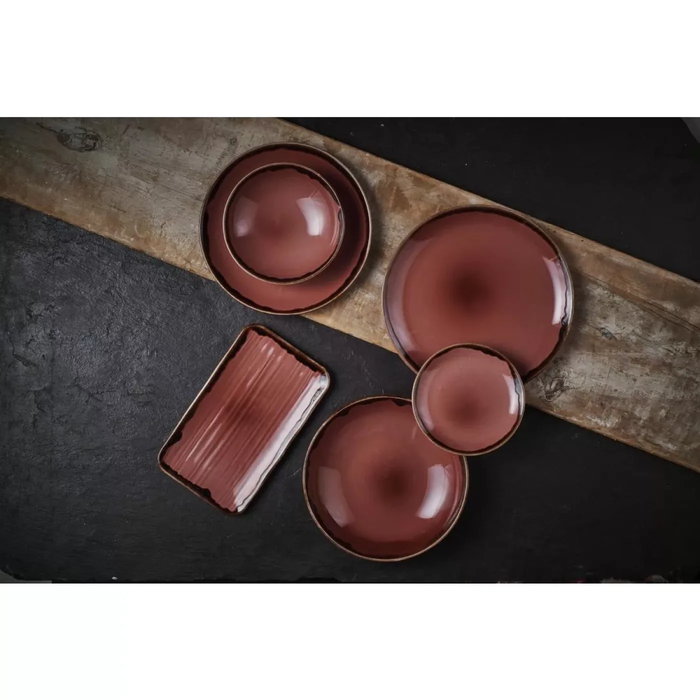 Dudson Harvest Plum Coupe Plate 11.25 inch Box 12 - islandcatering - 4