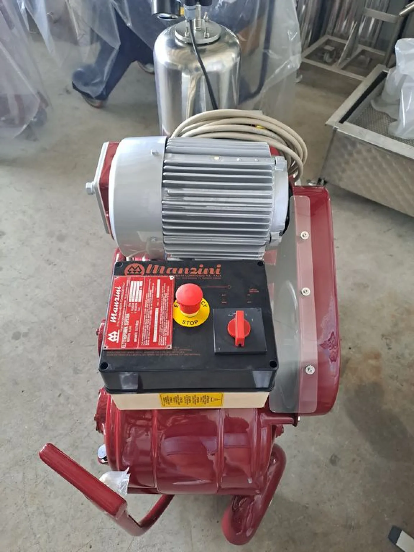 PISTON PUMP MANZINI MOD.400HL, TWIN-CYLINDER, BRONZE BODY PUMP, SECOND-HAND MACHINE - 7