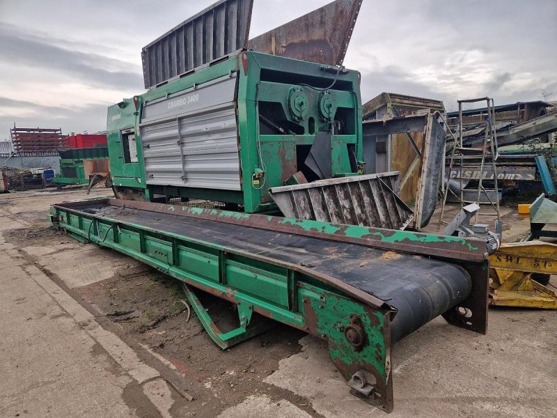 2008 Komptech Crambo 3400 E Electric Twin-shaft Slow-speed Static Shredder