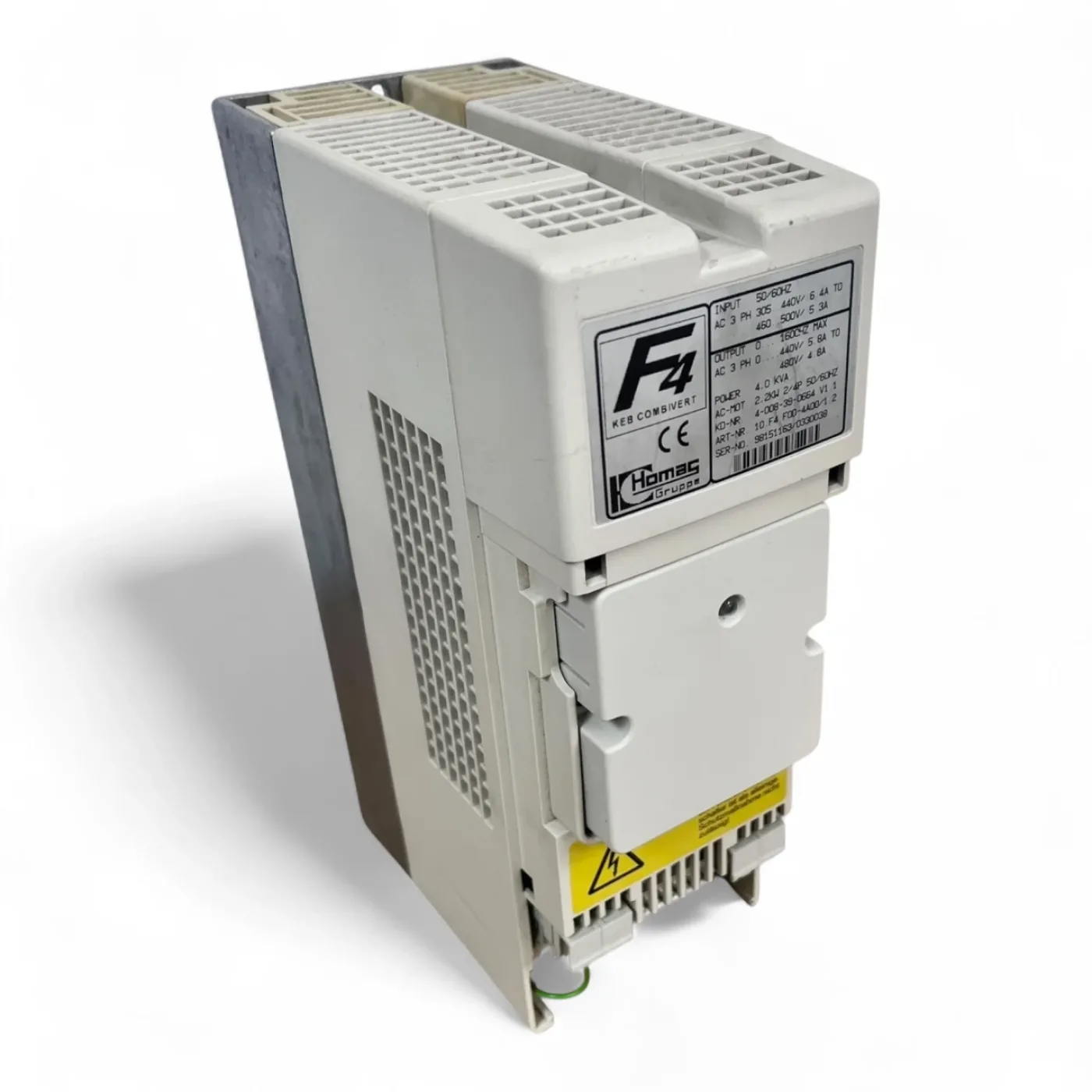 KEB HOMAGCombivert F4 10 F4 FOO-4A00/1.2 2,2 KW 4 kVA Art. 2-082-01-0048 - 1