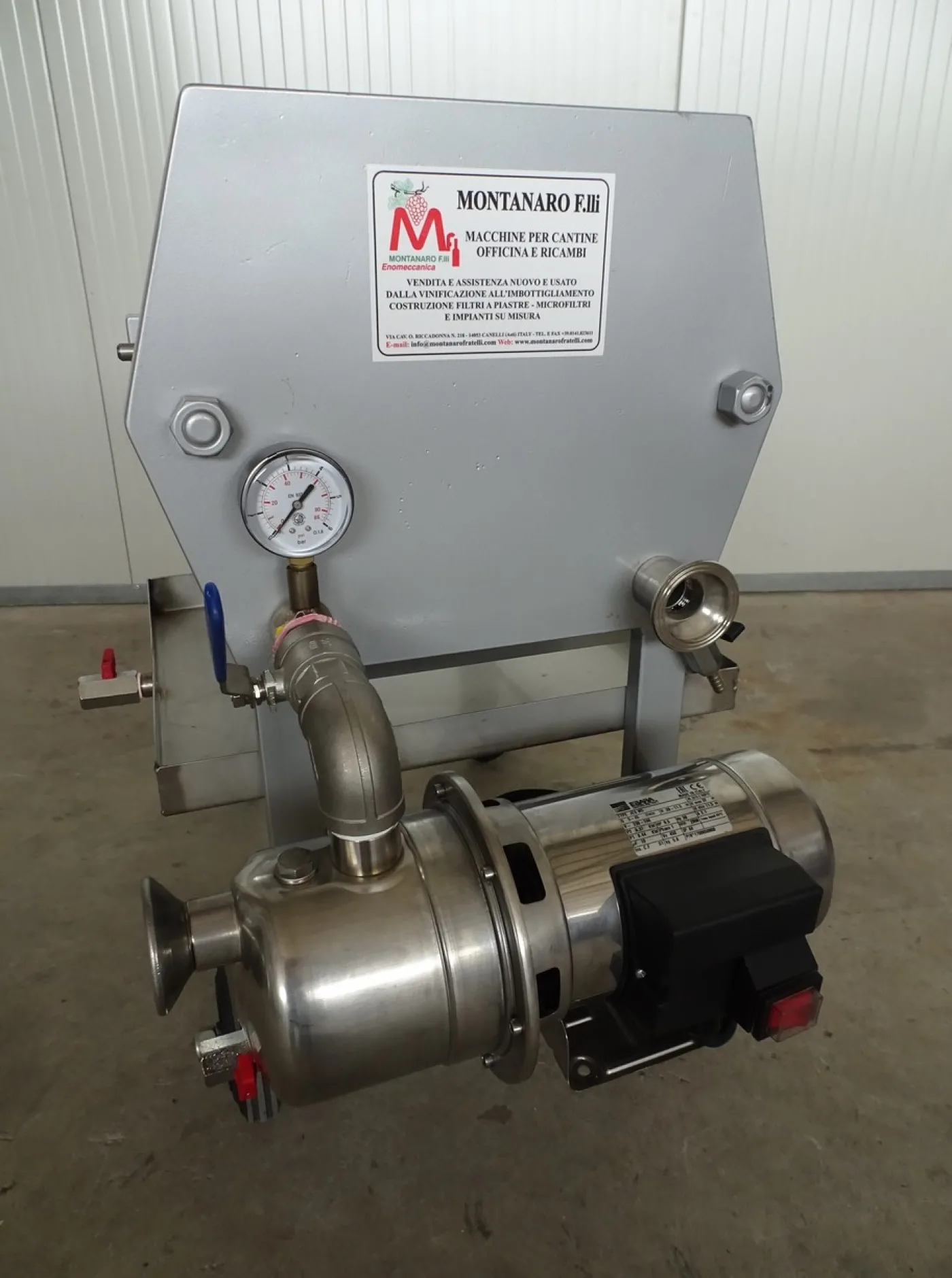 FILTER PLATES 32×32 WITH PUMP NEW MACHINE - 2