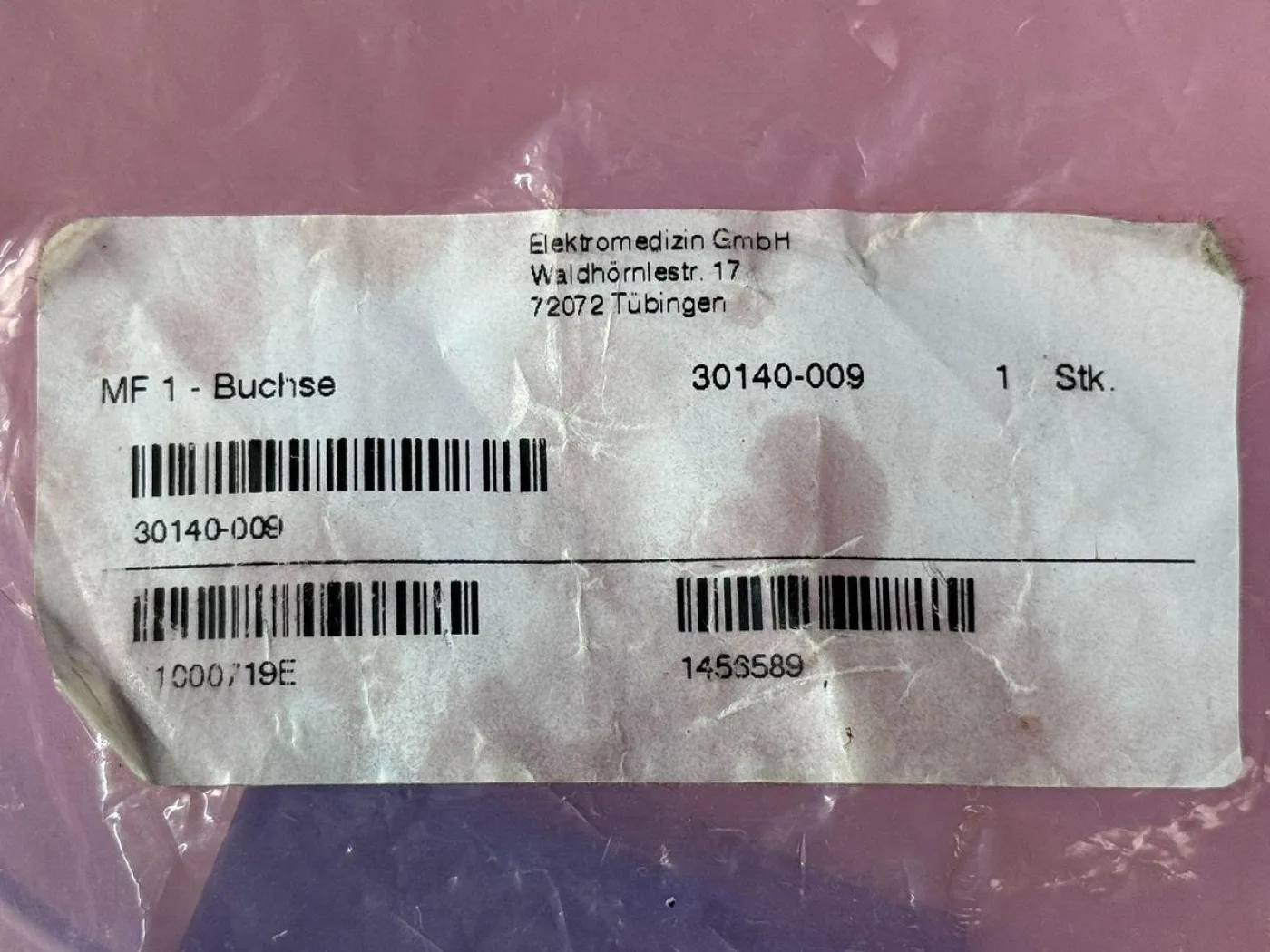 Erbe MF 1 - Buchse REF 30140-009 - 2