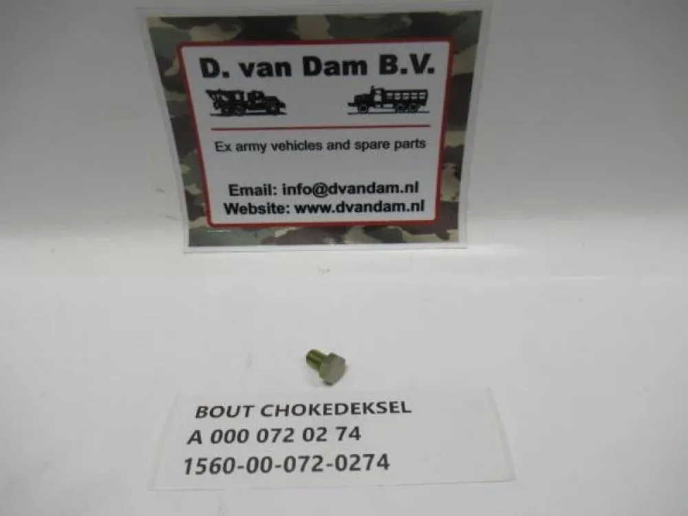 Bout choke deksel