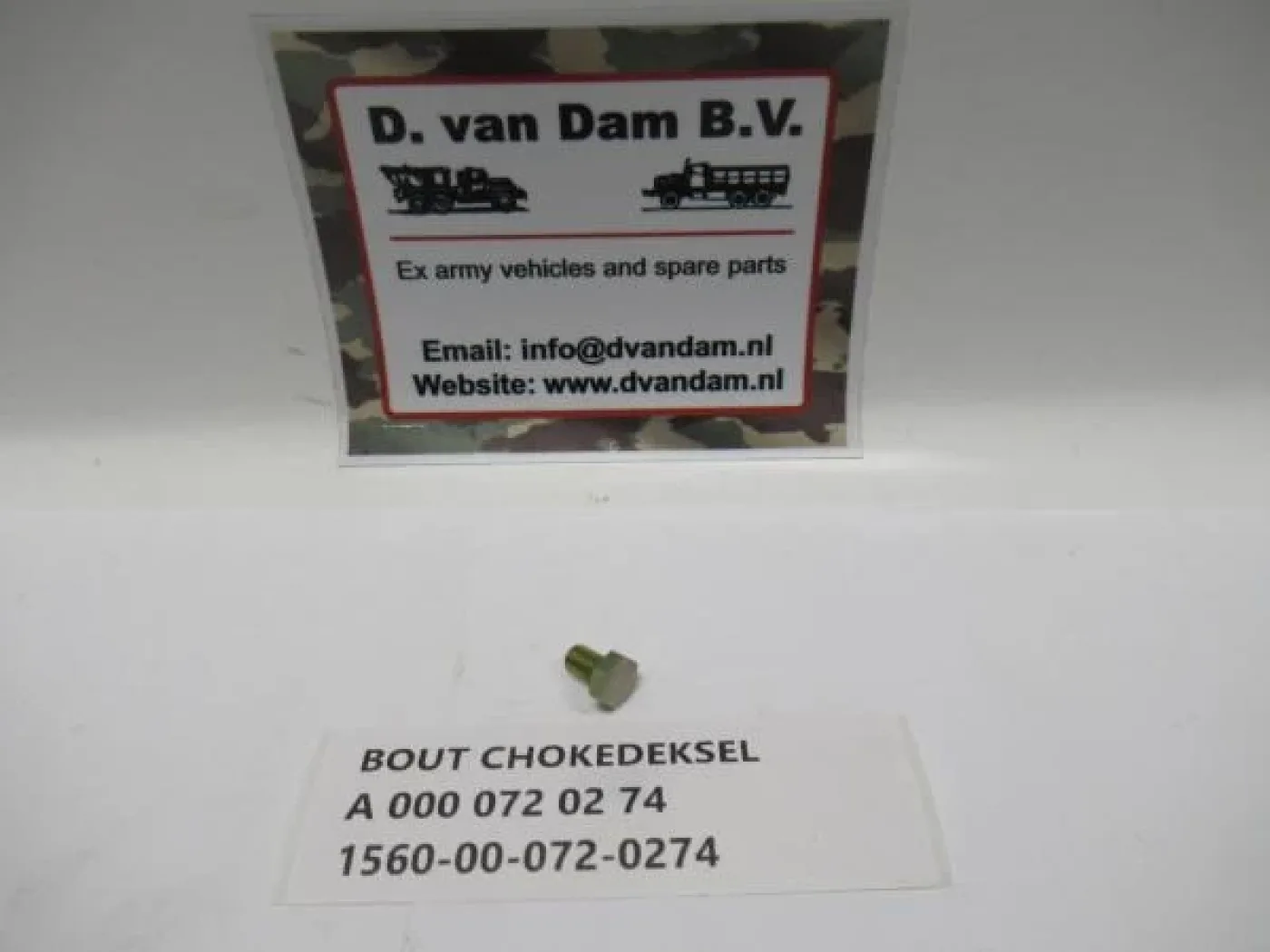 Bout choke deksel - 1