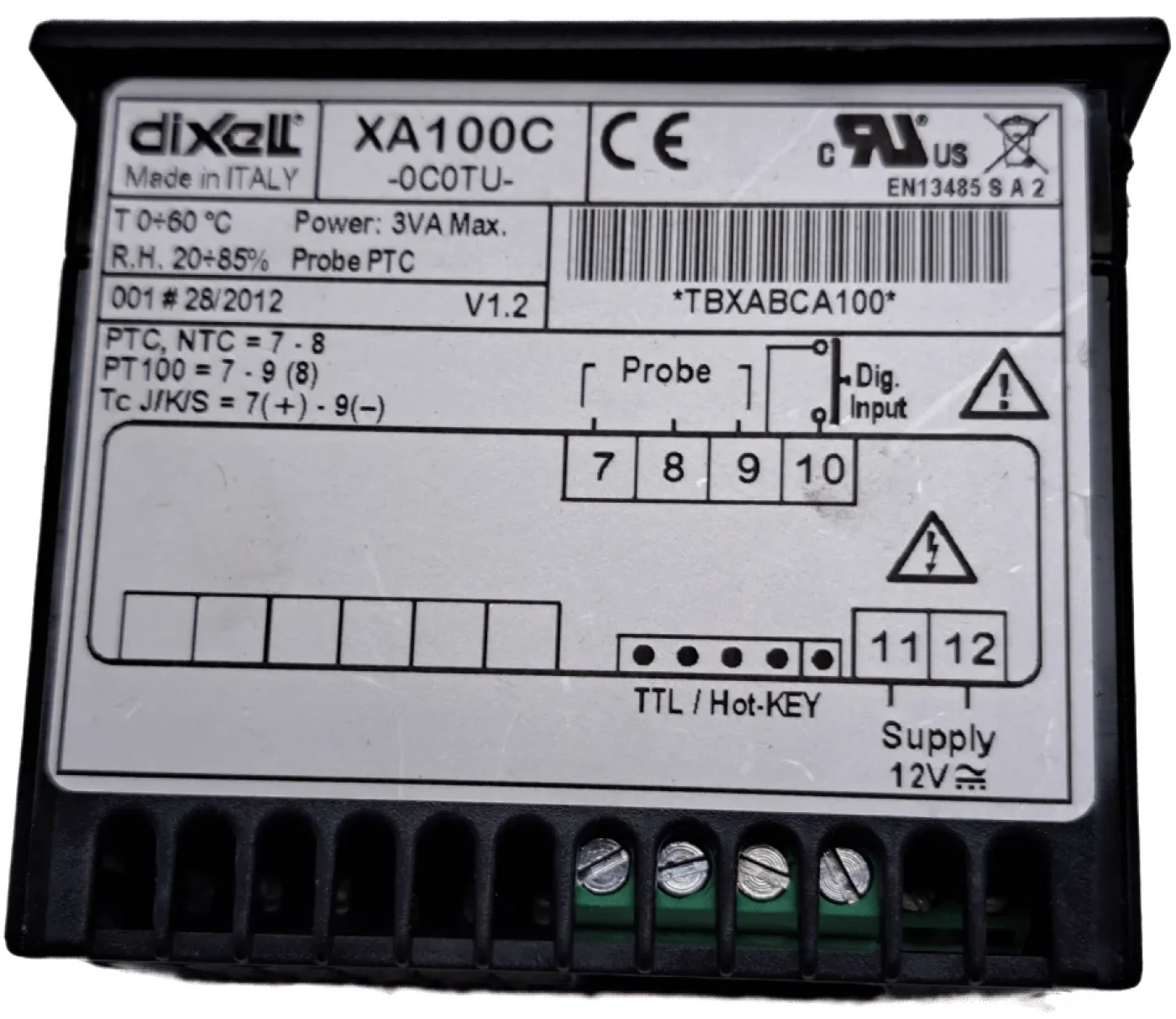 Dixell / Emerson XA100C-0C0TU - 3