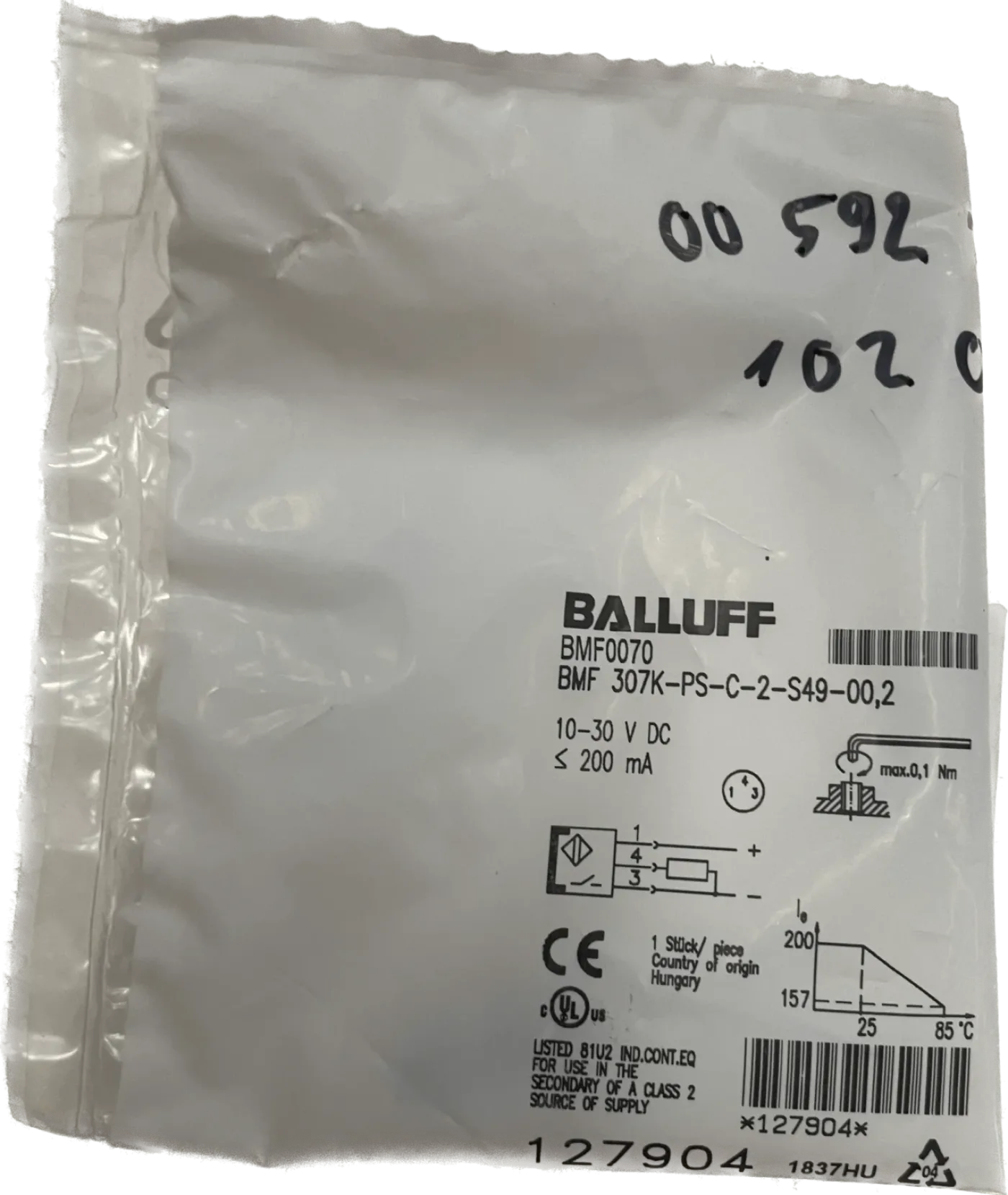 BALLUFF Magnetfeld-Sensoren für die T-Nut BMF 307K-PS-C-2-S49-00,2 - 2