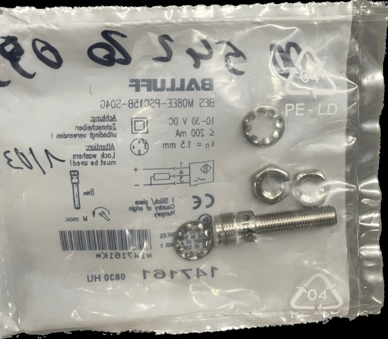 BALLUFF Induktive Standardsensoren mit Vorzugstypen BES M08EE-PSC15B-S04G