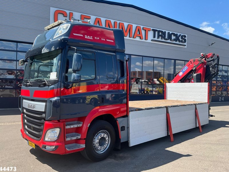 DAF FAQ CF 510 8x2 Euro 6 HMF 40 Tonmeter laadkraan + Fly-JIb