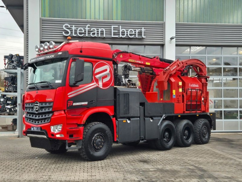 Mercedes Benz TUROX 8x8 Eschlböck Biber 92 Holzhacker / 1.512h