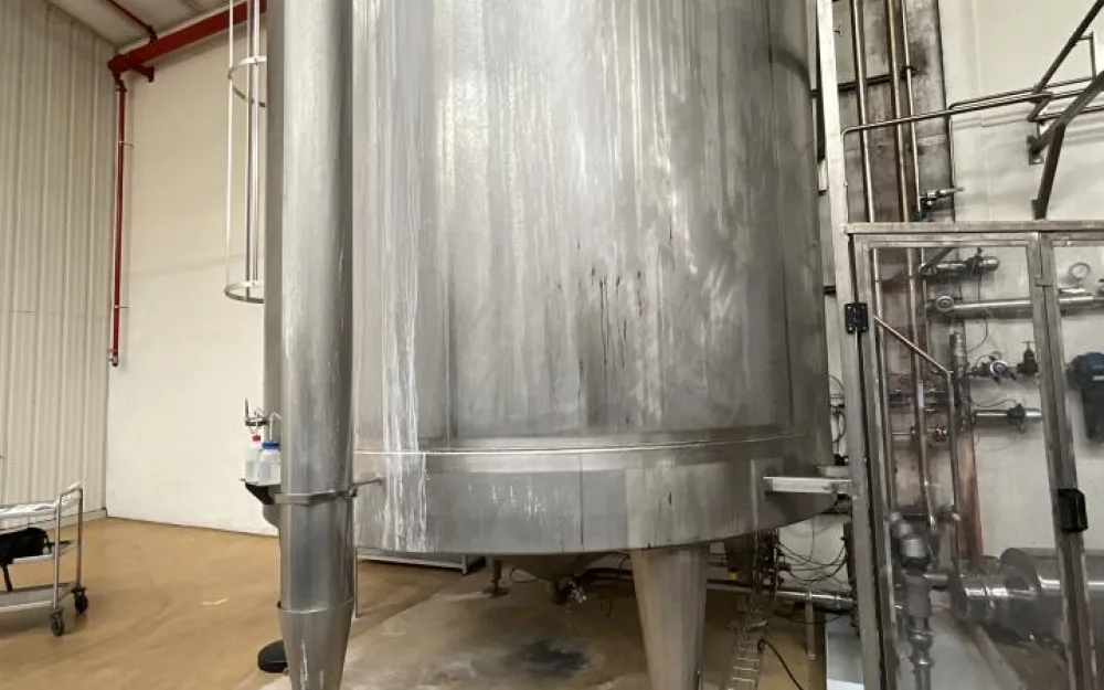2013 Goavec Engineering Goavec Engineering 27700 Litre Vertical Stainless Steel CIP Mixing Tank - Line 7
