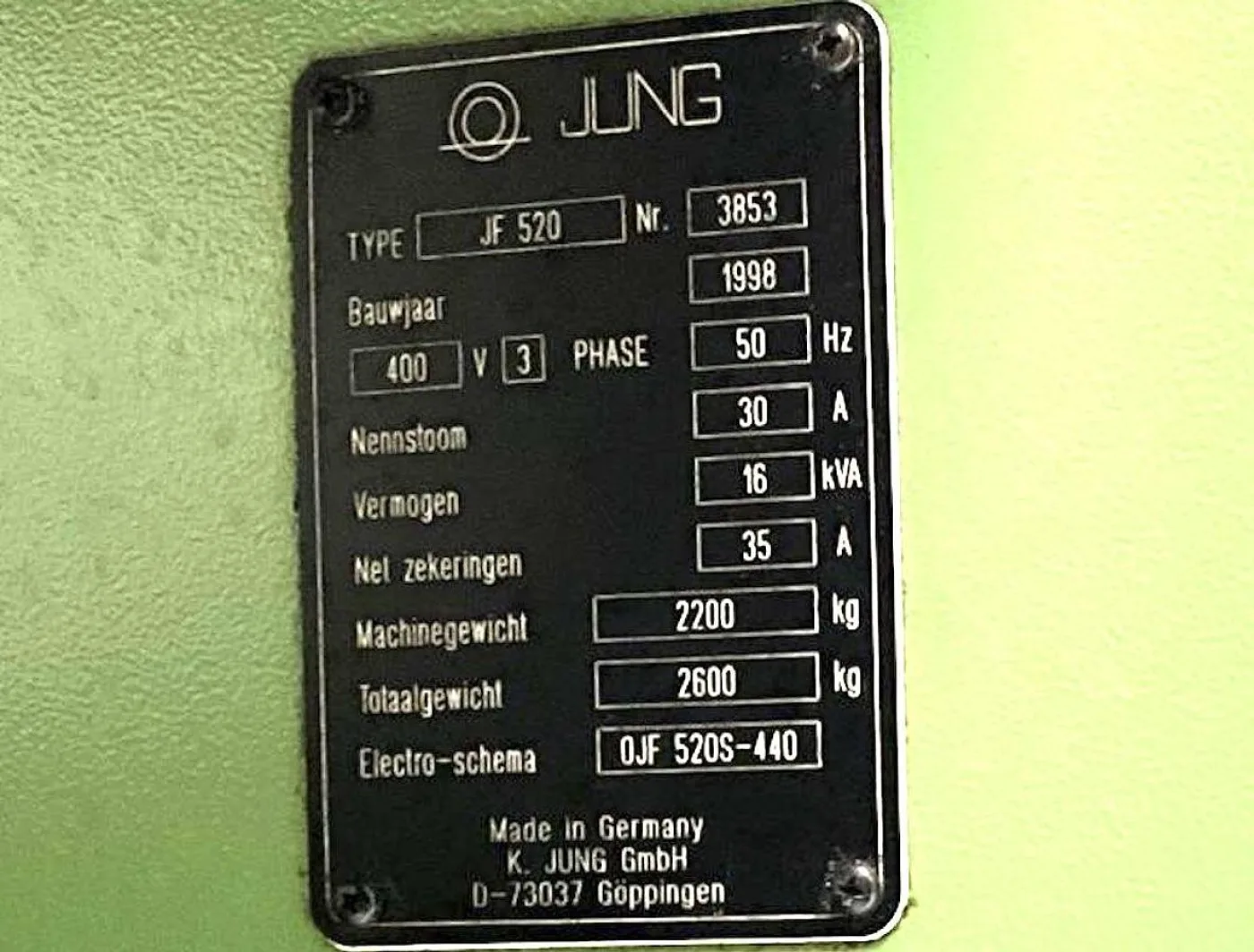 Jung JF-520 - 4
