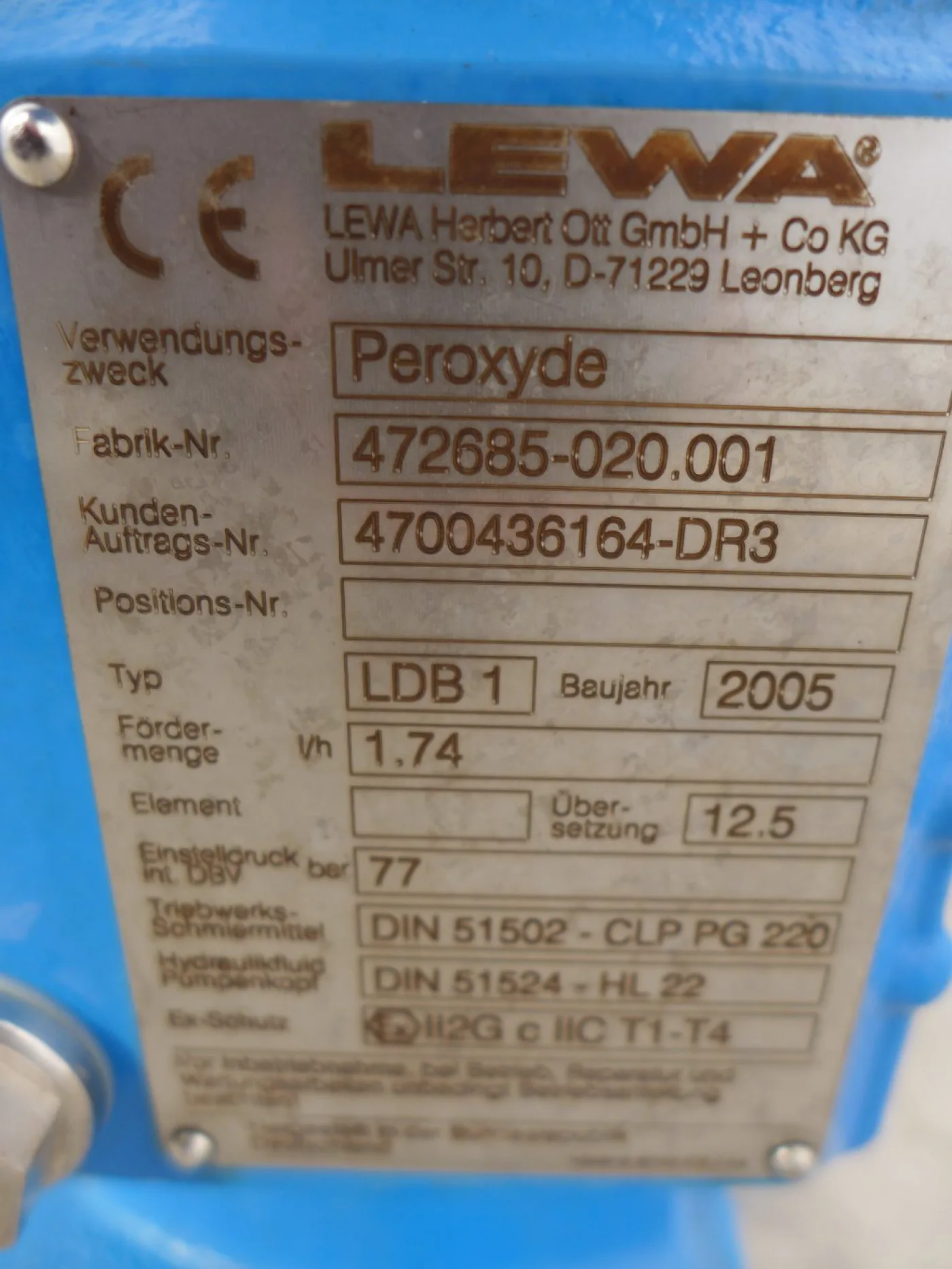 Lewa LDB 1 - Dosing pump - 8