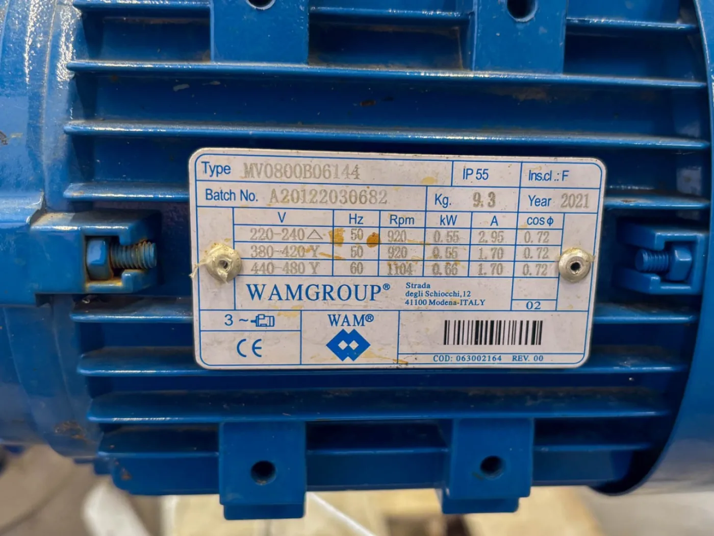 Wam RV - Rotating valve - 7