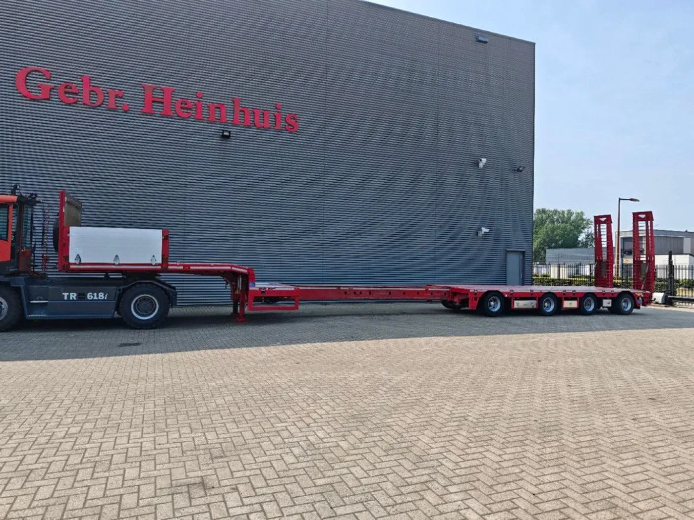 Broshuis 4 SLA-18-48 5.4 Meter extandable 12 Tons SL axles Ramps 2 Liftaxles! - 3