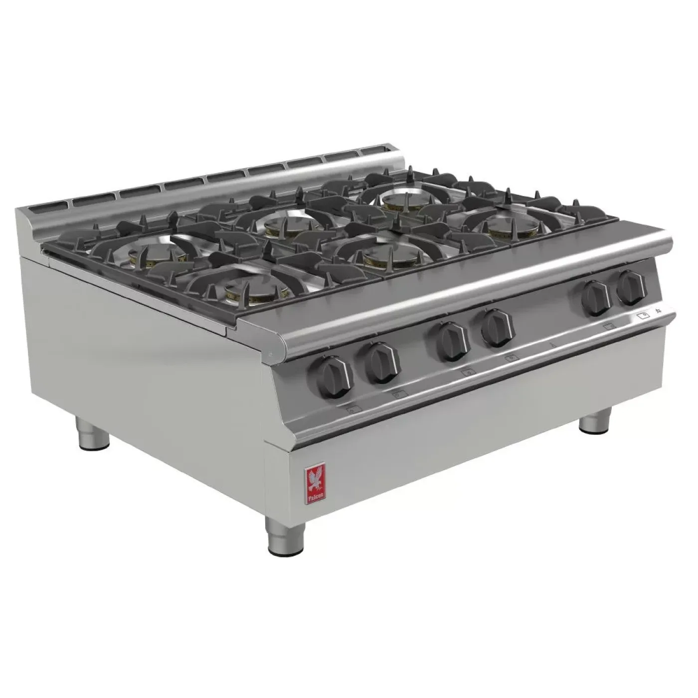 Falcon Dominator Plus 6 Burner Propane Gas Boiling Top G3121 - islandcatering - 1