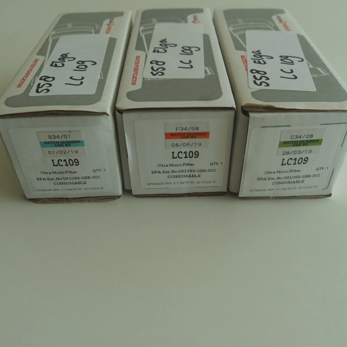 557 – Consumables for Elga Water purification systems - 5