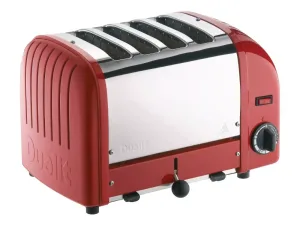 Dualit 4 Slice Vario Toaster Red 40353 - islandcatering