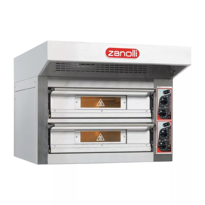 Zanolli Double Deck Electric Pizza Oven - islandcatering