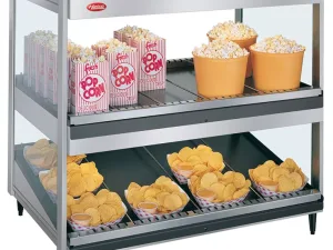 Hatco Hot Hold GRSDSH-36D Display warmer 2 shelves, top & base heat. - islandcatering