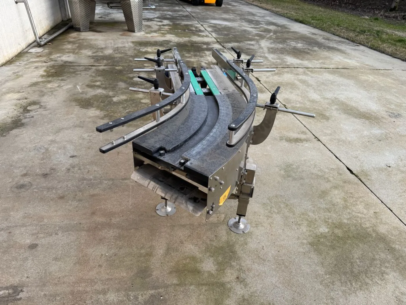 CHAIN-DRIVE ROLLER CONVEYOR WITH CURVE IN STAILESS STEEL, SECOND HAND EQUIPMENT - 5