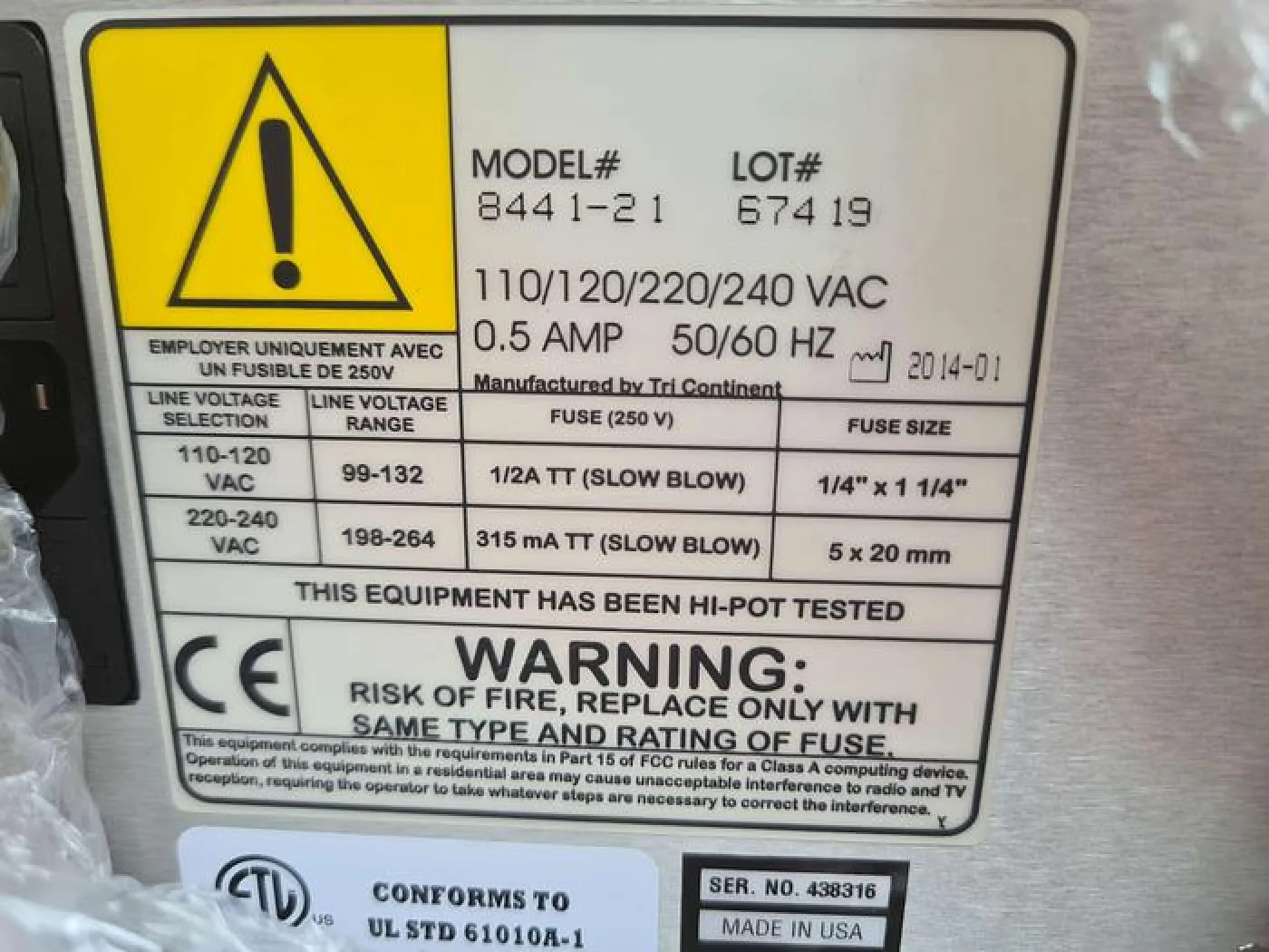 Life Technologies Ion Torrent OneTouch ES - 8