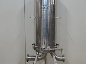 MICROFILTER/HOUSING IN STAILESS STEEL, FIRM PALL, FIVE DOUBLE CARTRIDGES 20” , SECOND HAND MACHINE